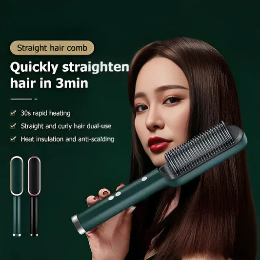 Electric Hair Straightener Comb Brush