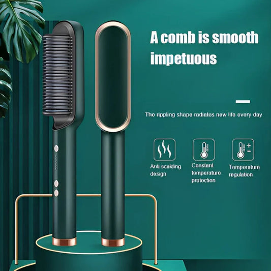 Electric Hair Straightener Comb Brush